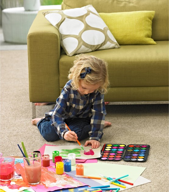 Most of our carpets stand up everyday spills and stains