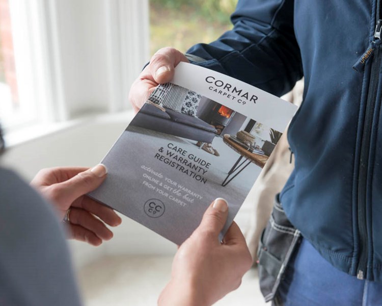 Cormar Carpets Care Guide & Warranty Registration